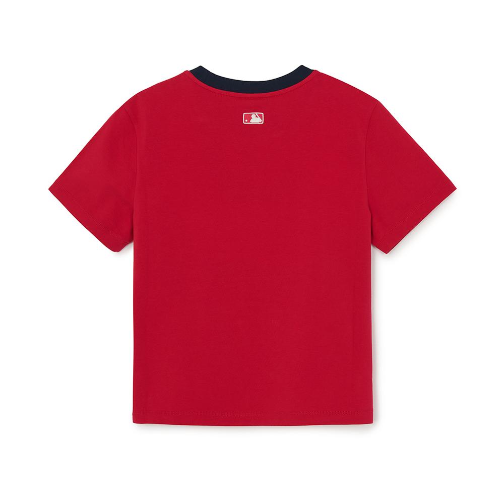 Summer Fruits Lifestyle Slim Semi Crop Ringer T-Shirts Cleveland Guardians