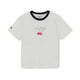 Summer Fruits Lifestyle Slim Semi Crop Ringer T-Shirts New York Yankees