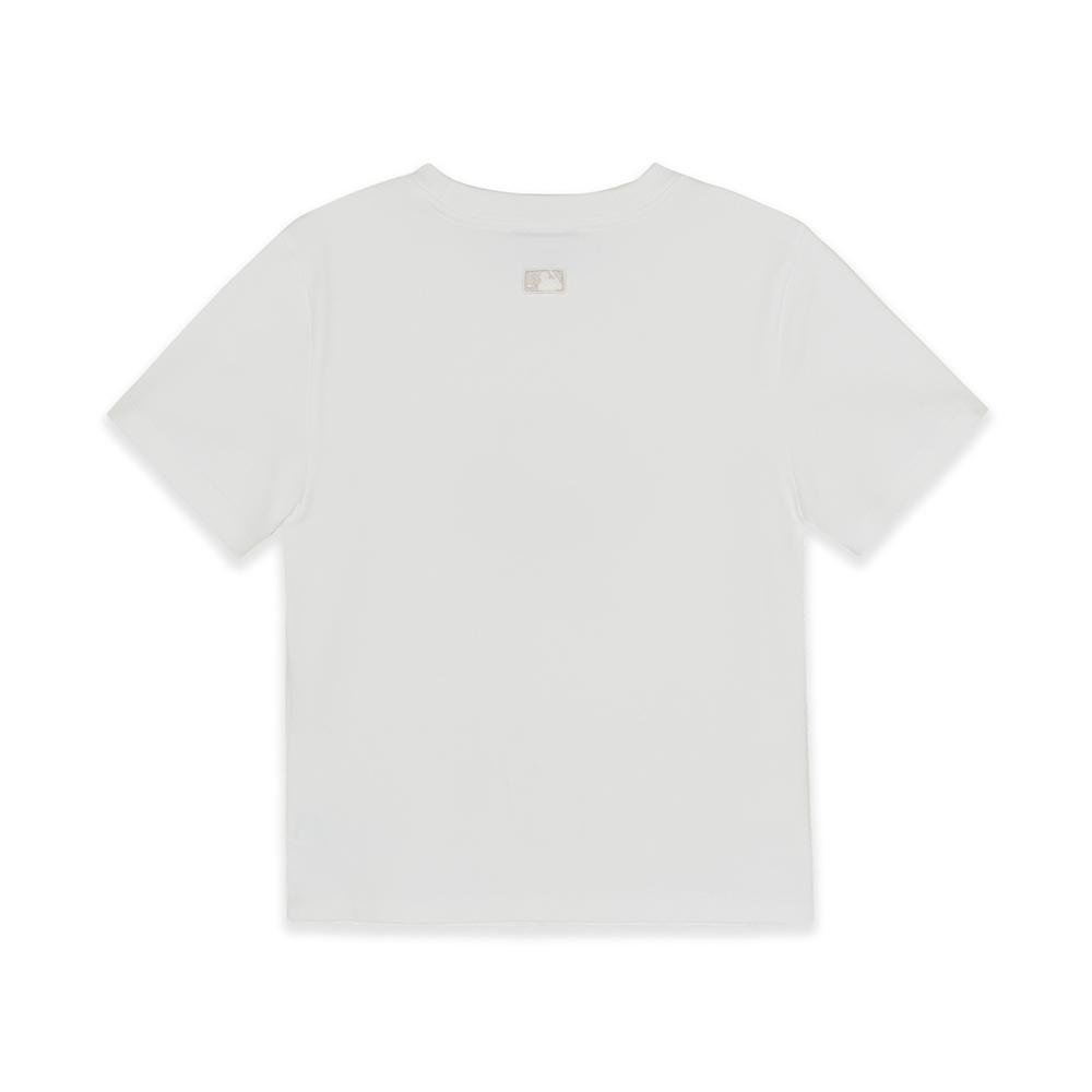 Bow Tie Graphic Slim Semi Crop T-Shirts New York Yankees