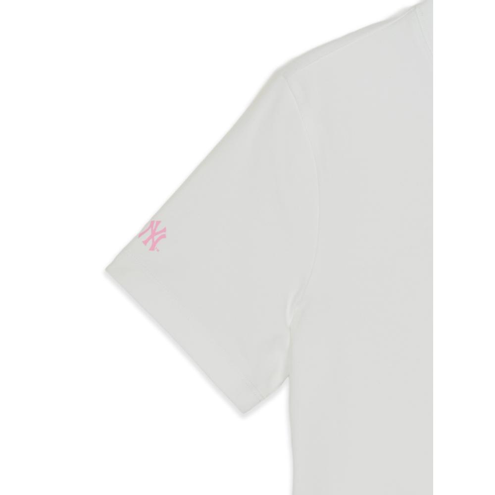 Bow Tie Graphic Slim Semi Crop T-Shirts New York Yankees