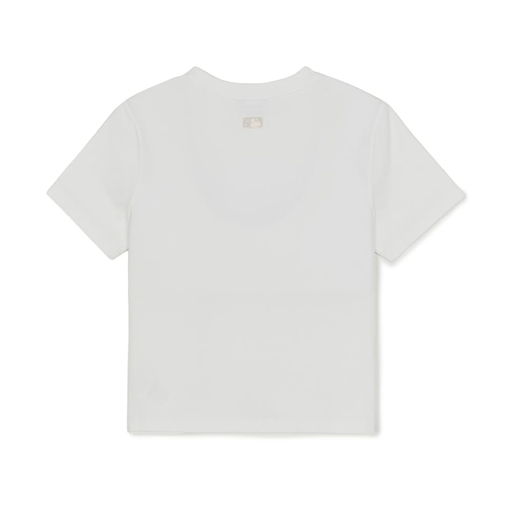เสื้อยืด  Small Bunny Graphic Slim Semi Crop T-Shirts New York Yankees