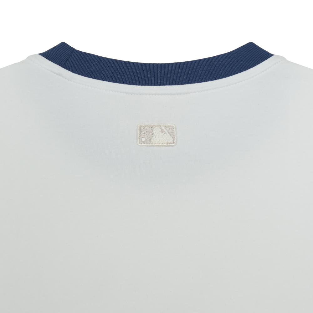 เสื้อยืด  Sportive Cursive Ringer Crop T-Shirts New York Yankees
