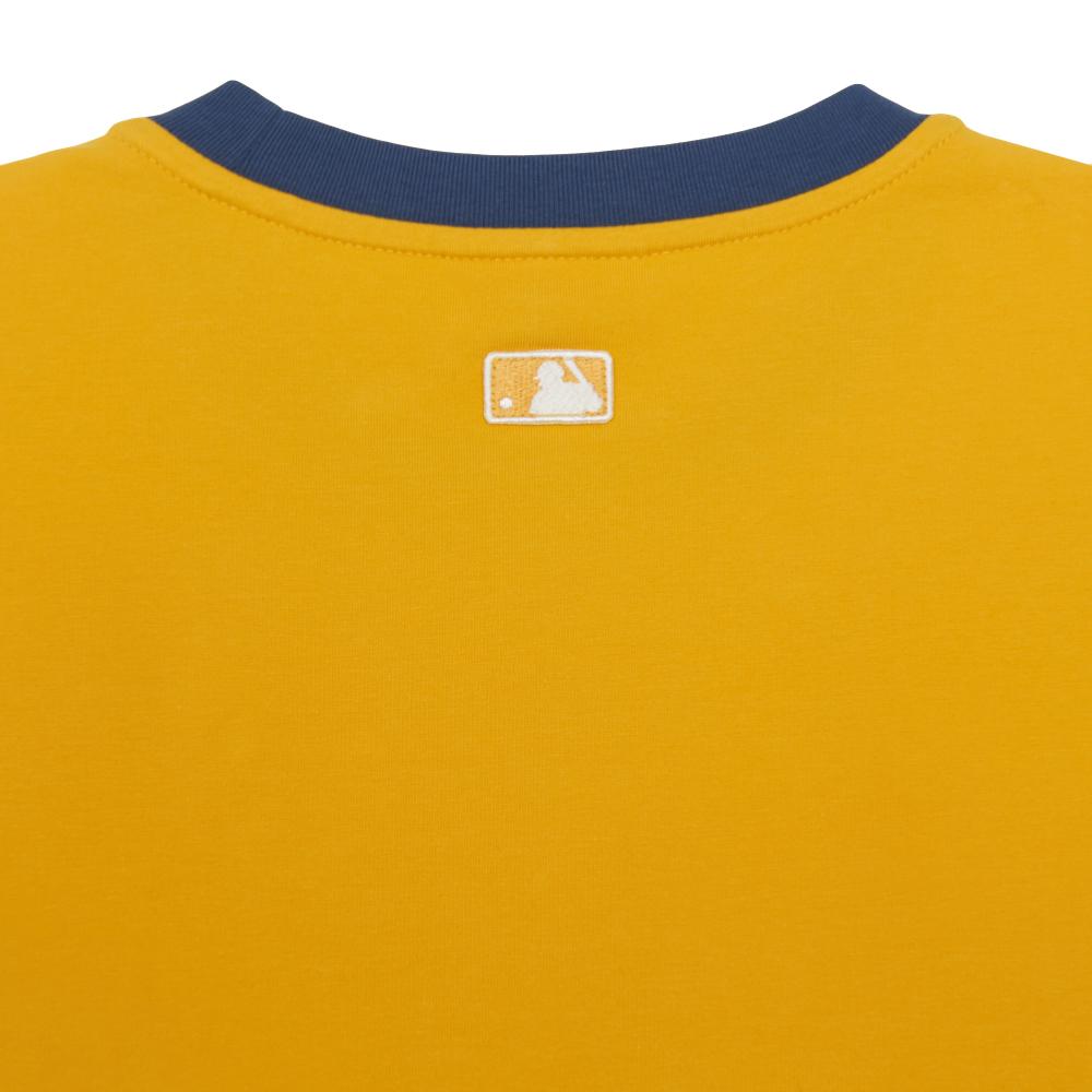 Sportive Cursive Ringer Crop T-Shirts New York Yankees