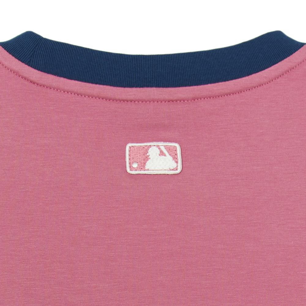 Women's Varsity Ringer Slim Fit Crop T-Shirts Los Angeles Dodgers