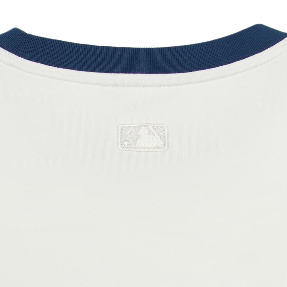 Women's Varsity Ringer Slim Fit Crop T-Shirts New York Yankees