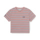 Sportive Stripe Crop T-Shirts Los Angeles Dodgers