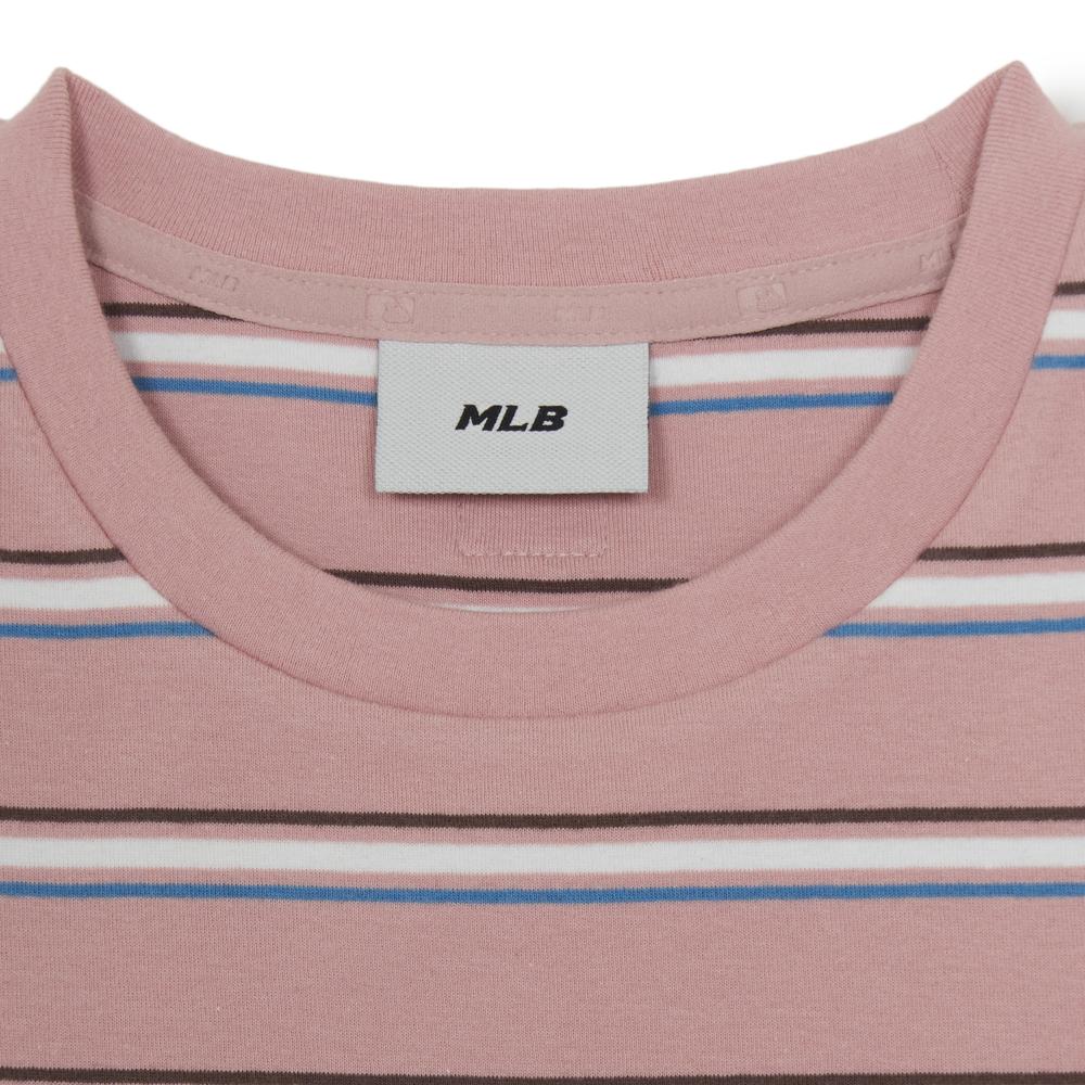 Sportive Stripe Crop T-Shirts Los Angeles Dodgers