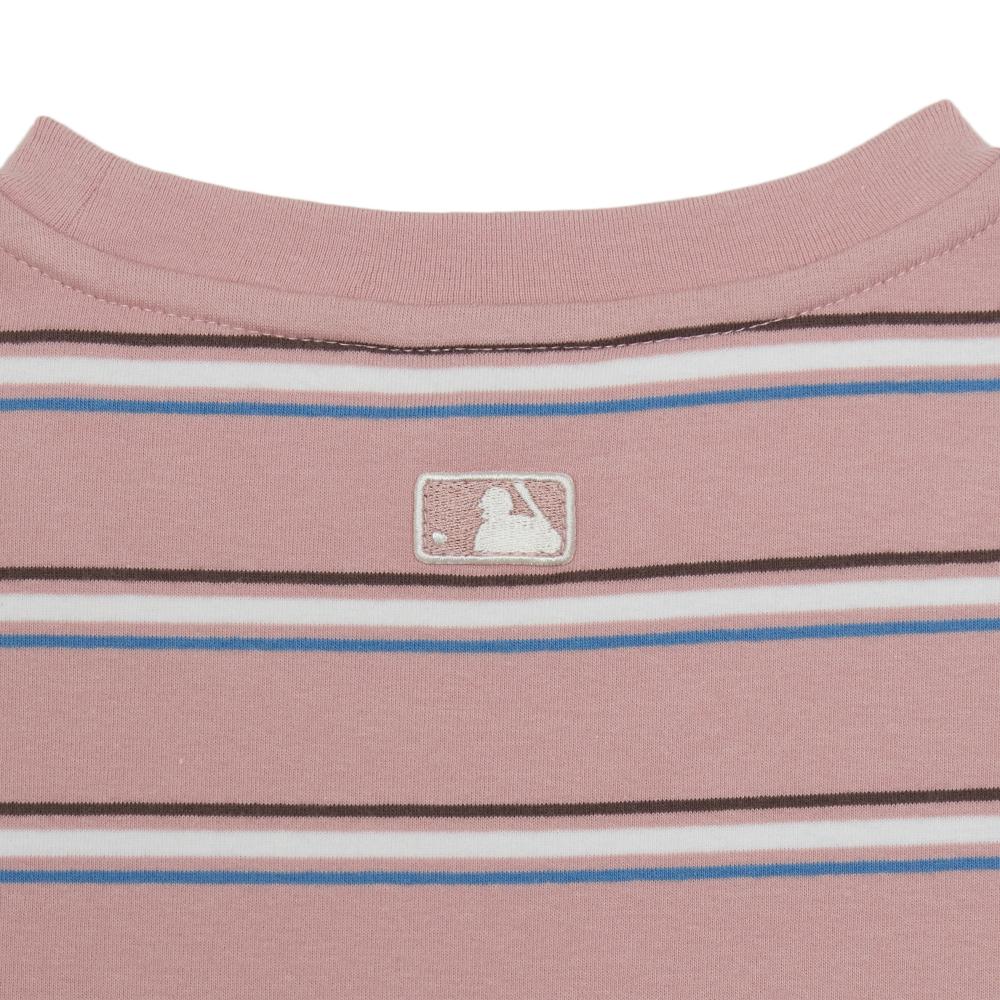Sportive Stripe Crop T-Shirts Los Angeles Dodgers
