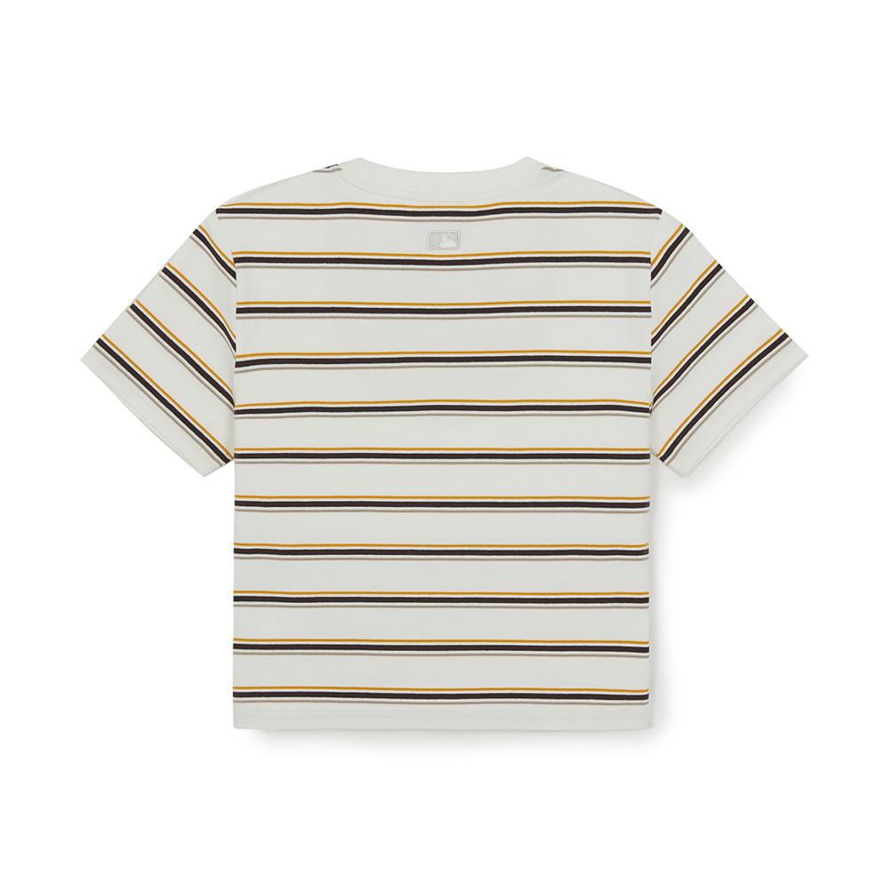เสื้อยืด  Sportive Stripe Crop T-Shirts New York Yankees