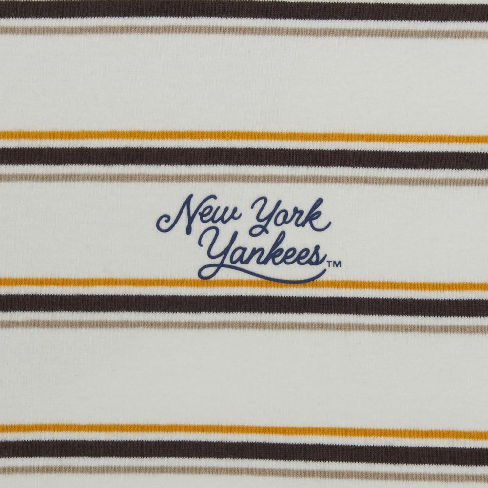 เสื้อยืด  Sportive Stripe Crop T-Shirts New York Yankees