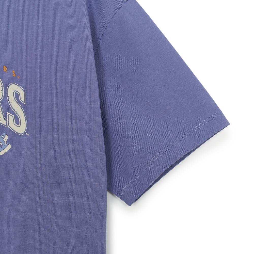 Women's Varsity Vintage Oversized Fit Crop T-Shirts Los Angeles Dodgers