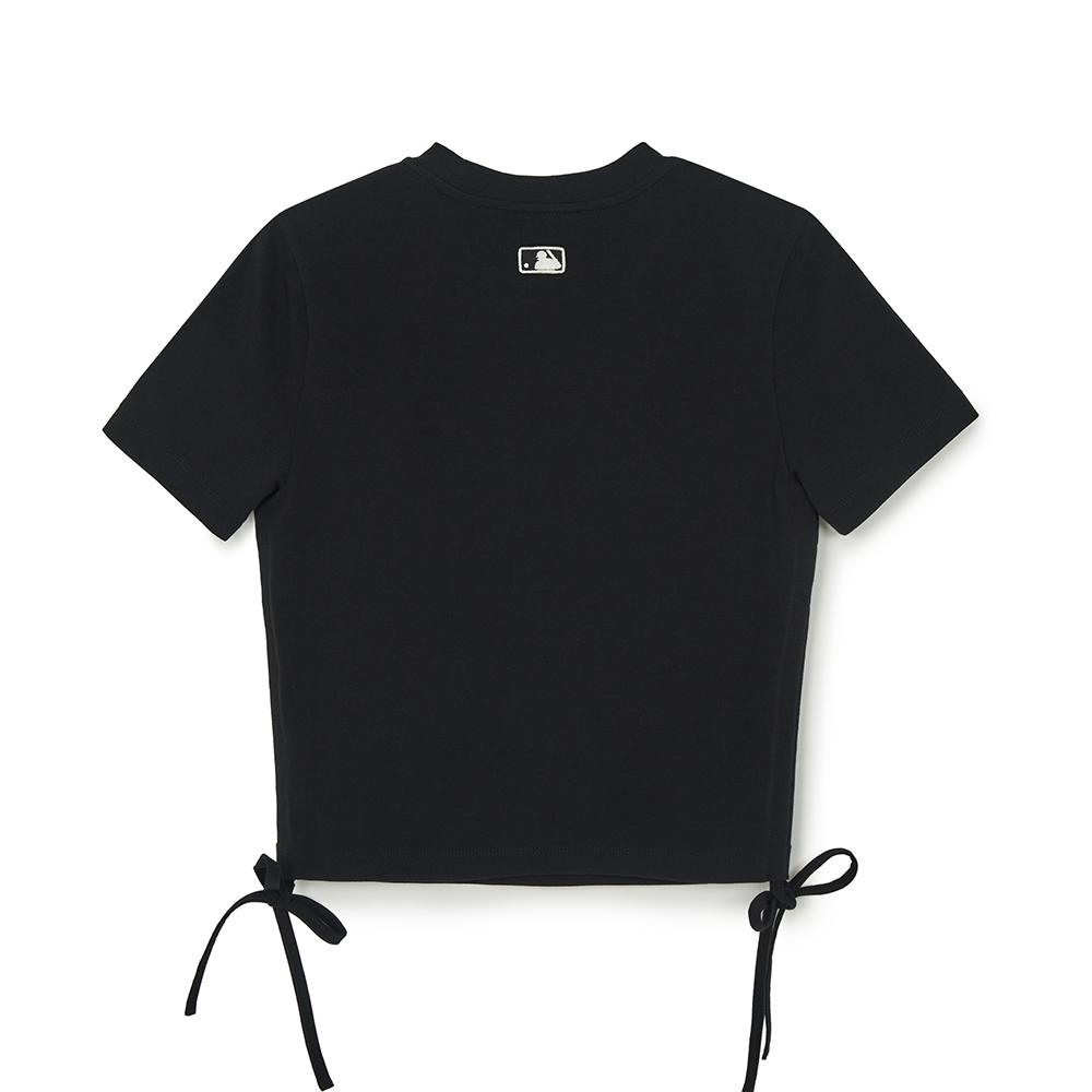 เสื้อยืด  Varsity Lettering Slim Crop Side Shirring T-Shirts Los Angeles Dodgers