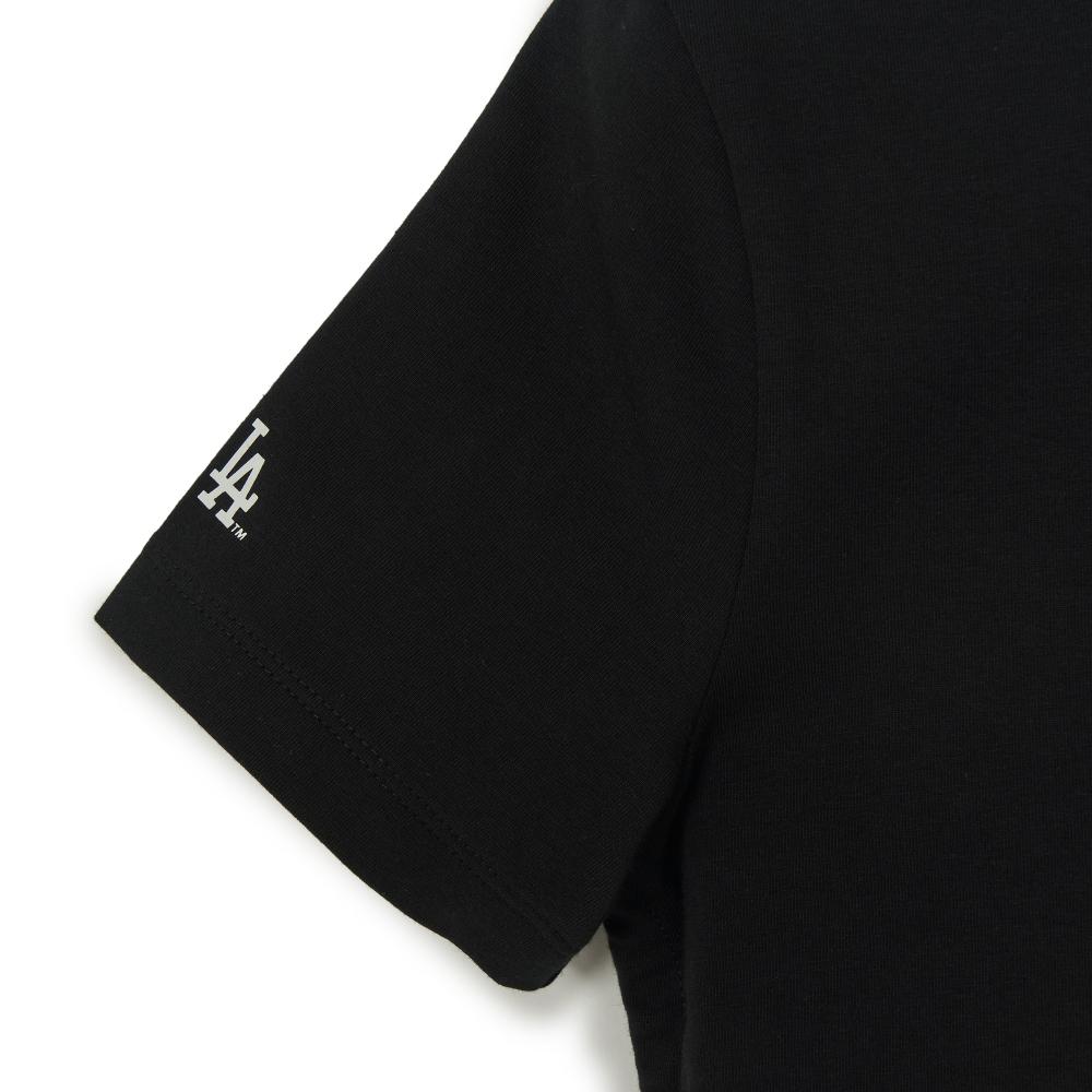 เสื้อยืด  Varsity Lettering Slim Crop Side Shirring T-Shirts Los Angeles Dodgers