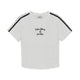 Varsity Lace Track Slim Semi Crop T-Shirts New York Yankees