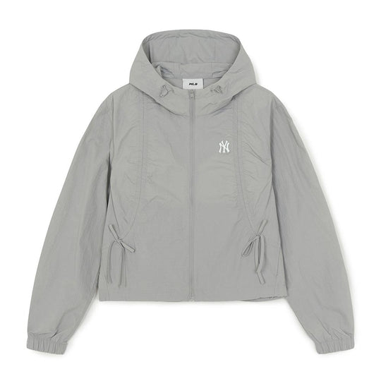เสื้อกันลม Women's Gorpcore Glossy Shirring Windbreaker New York Yankees