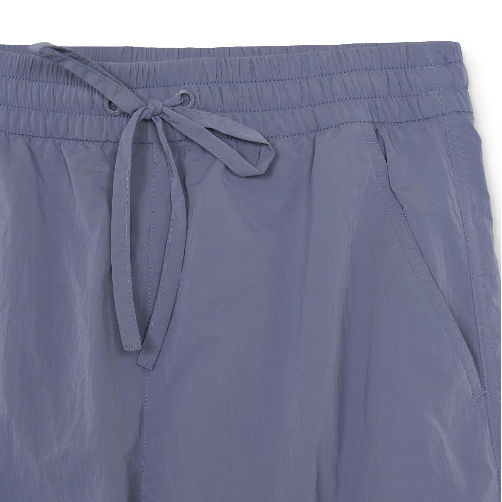 กางเกงขายาว  Gorpcore Glossy High Waist Cargo Wide Flare Pants Los Angeles Dodgers