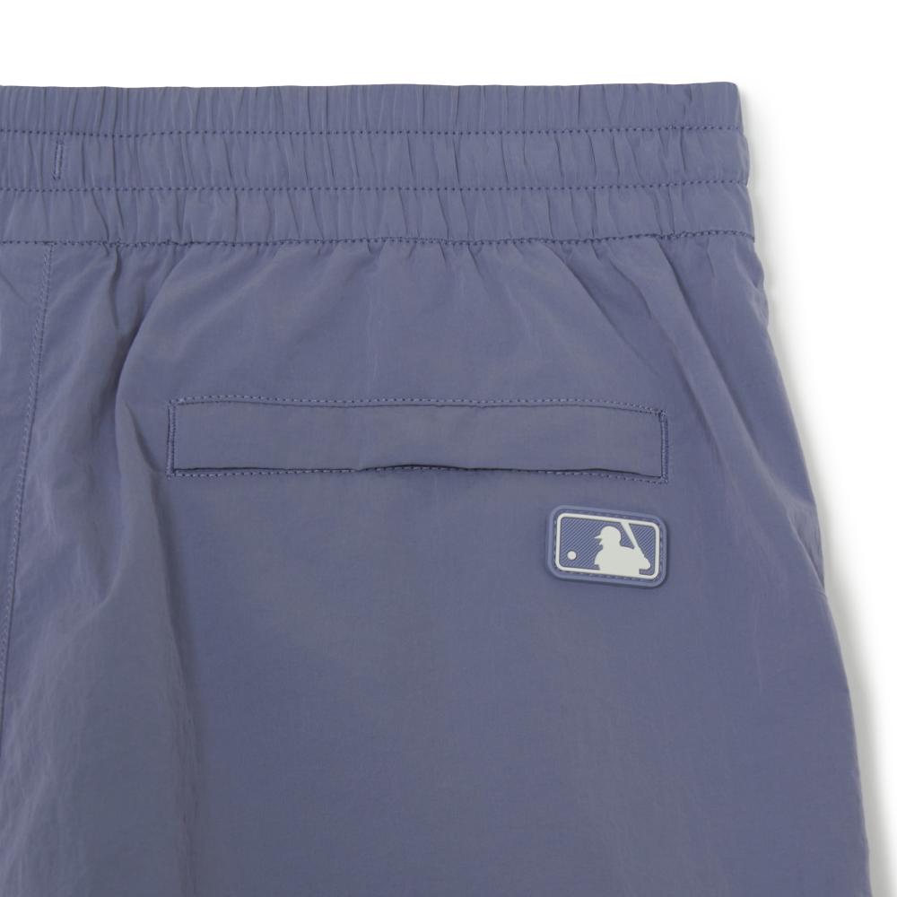 กางเกงขายาว  Gorpcore Glossy High Waist Cargo Wide Flare Pants Los Angeles Dodgers