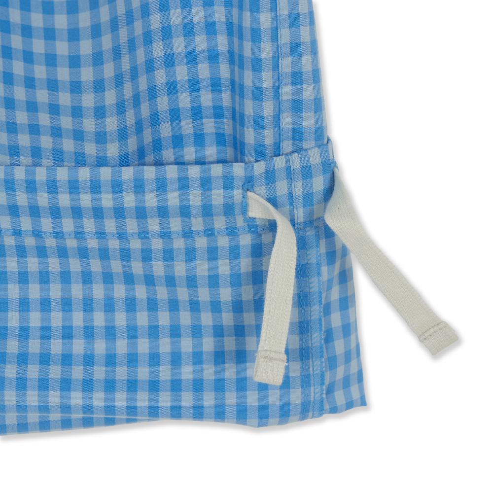 Cotton Check Layered Cargo Wide Pants Los Angeles Dodgers