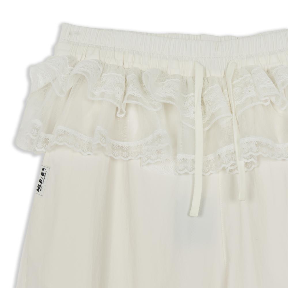 กางเกงขายาว  Sportive Ruffle Layered Wide Flare Pants New York Yankees