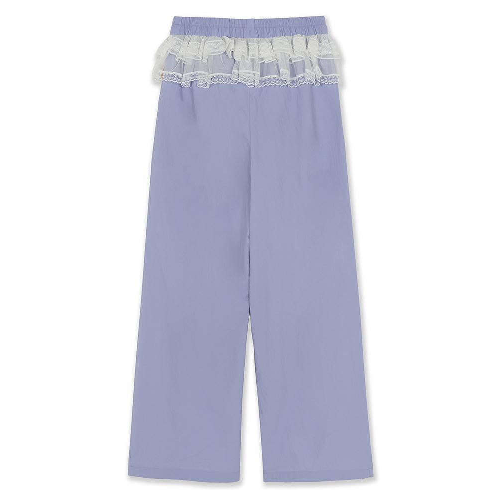 กางเกงขายาว  Sportive Ruffle Layered Wide Flare Pants New York Yankees