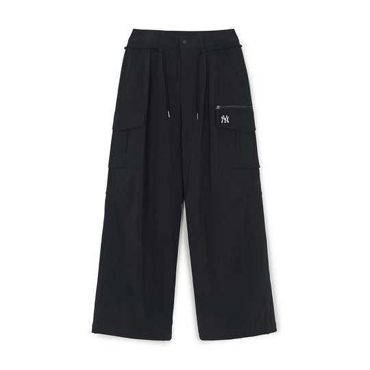 กางเกงขายาว Women's Cotton Touch String Cargo Wide Pants New York Yankees