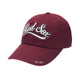 Varsity Vintage Cursive Damage Unstructured Ball Cap