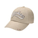 Varsity Vintage Cursive Damage Unstructured Ball Cap