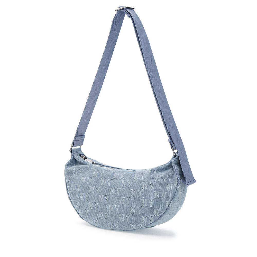 Classic Jacquard Denim Monogram Hobo Bag New York Yankees