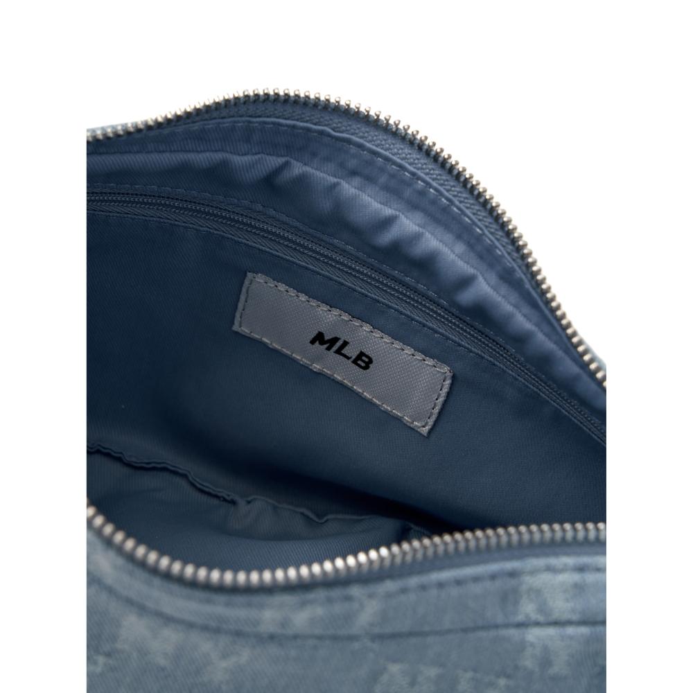 Classic Jacquard Denim Monogram Hobo Bag New York Yankees