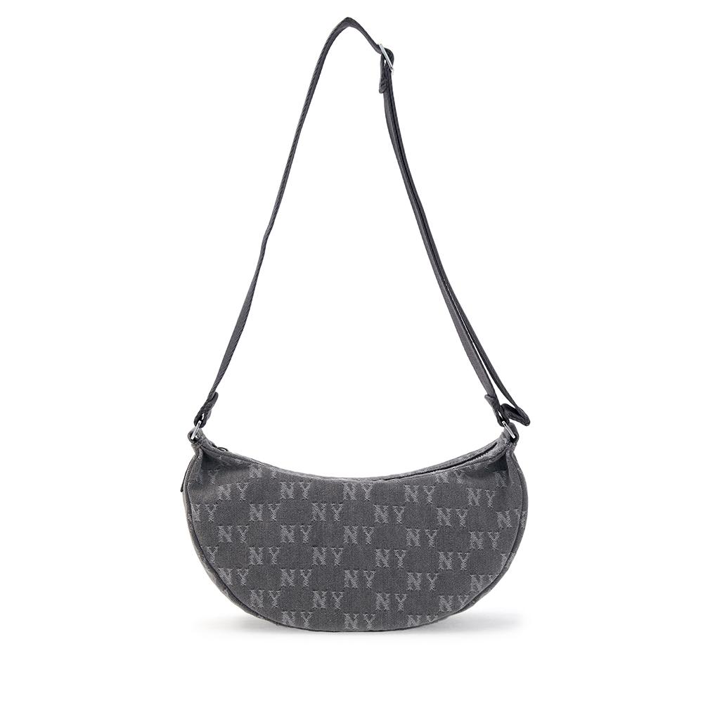 กระเป๋าสะพายไหล่  Classic Jacquard Denim Monogram Hobo Bag New York Yankees