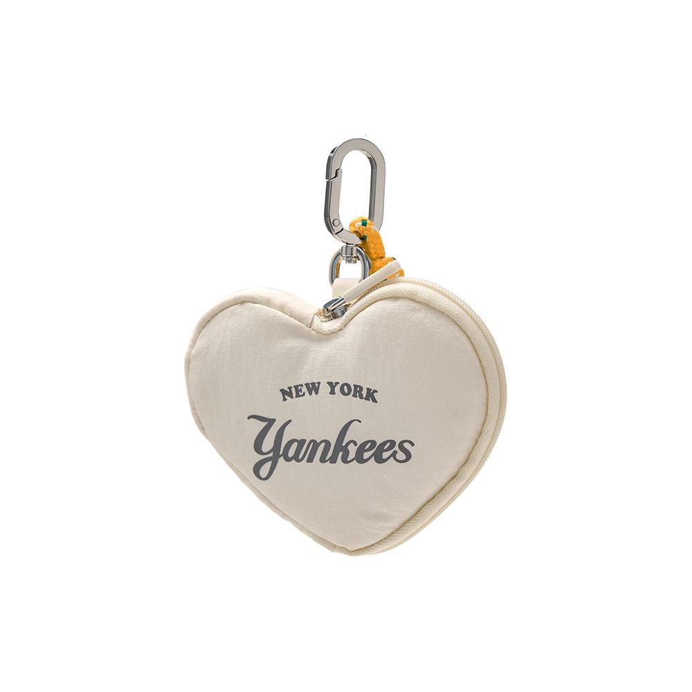 Heart Pouch Keyring New York Yankees