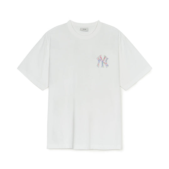 Basic Colorful Mega Logo Oversized-Fit T-Shirt New York Yankees
