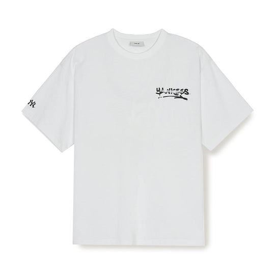 Basic Street Logo Heavy Weight Mega-Oversized-Fit T-Shirt New York Yankees