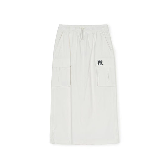 Women's Basic Gorpcore Nylon Cargo Long Skirt New York Yankees