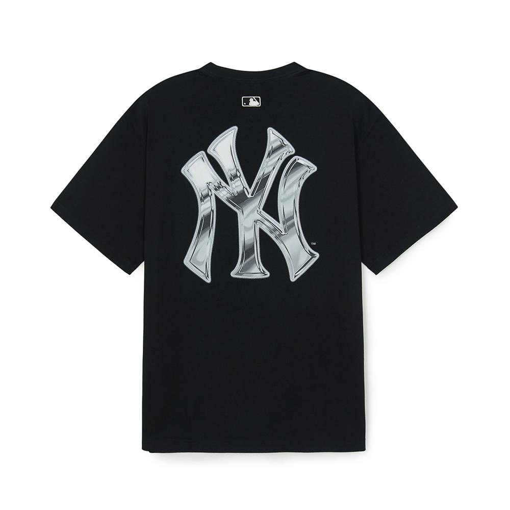 Basic Colorful Metal Logo Over Fit T-Shirts New York Yankees