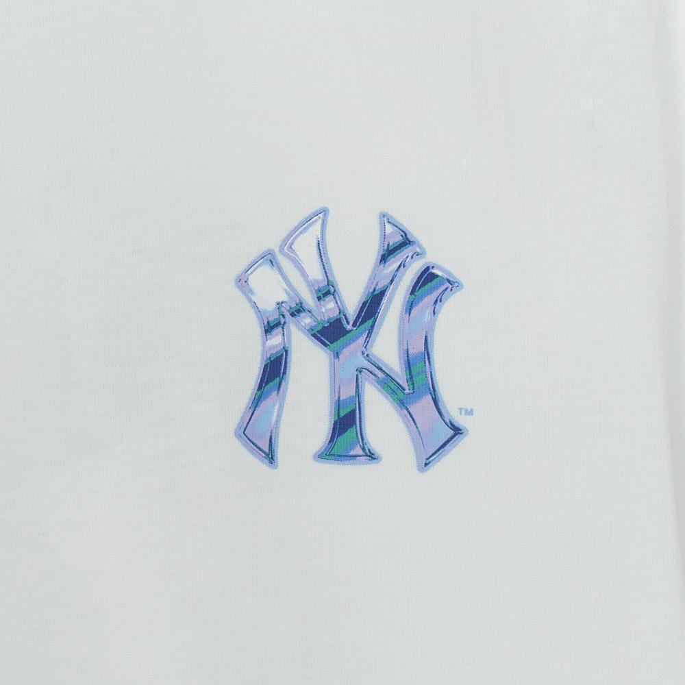 Basic Colorful Metal Logo Over Fit T-Shirts New York Yankees