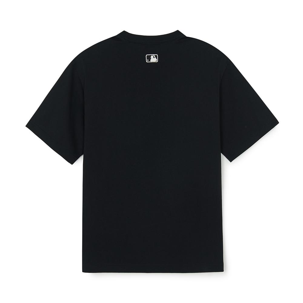 Basic Summer Street Logo Over Fit T-Shirts New York Yankees