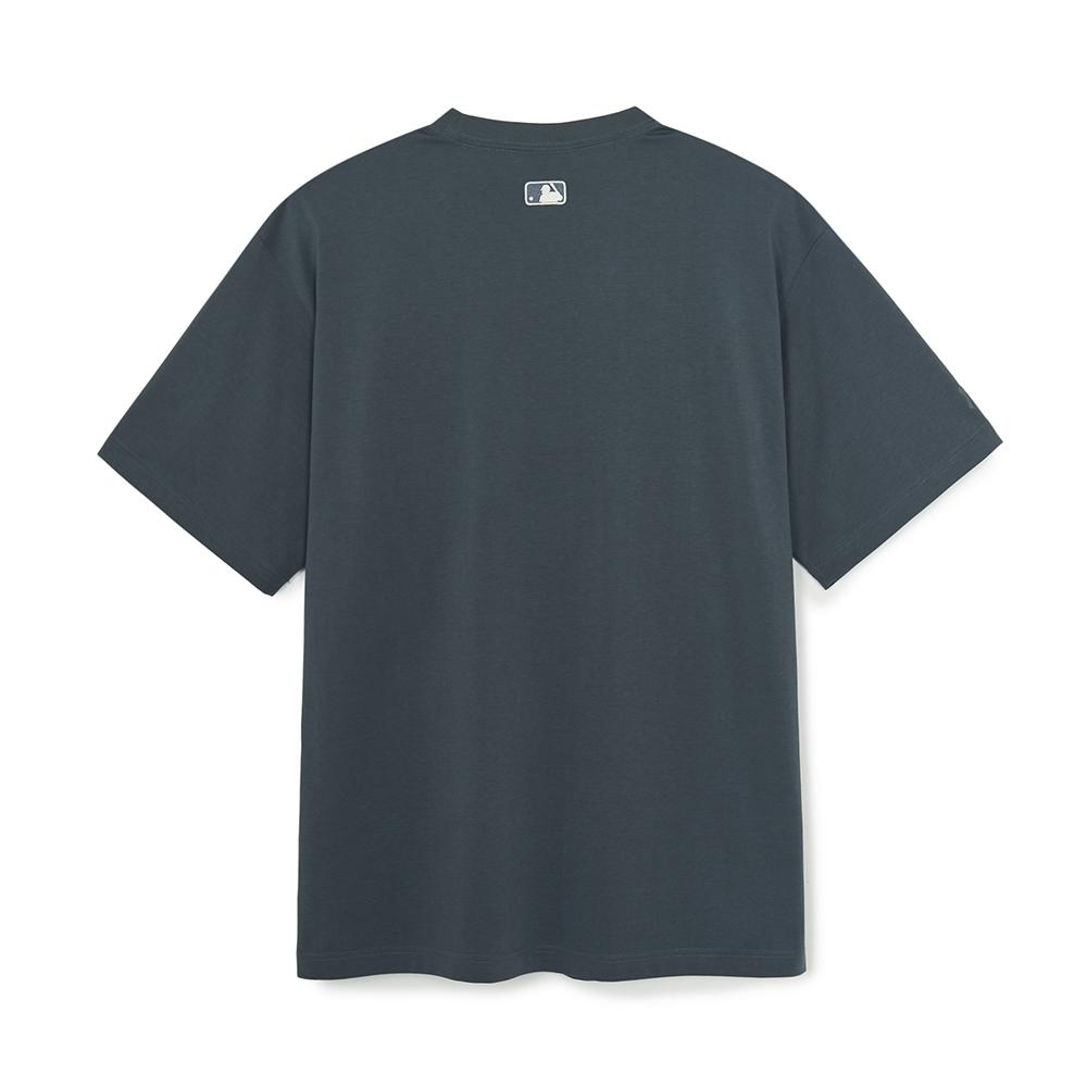 เสื้อยืด Basic Summer Street Logo Over Fit T-Shirts New York Yankees