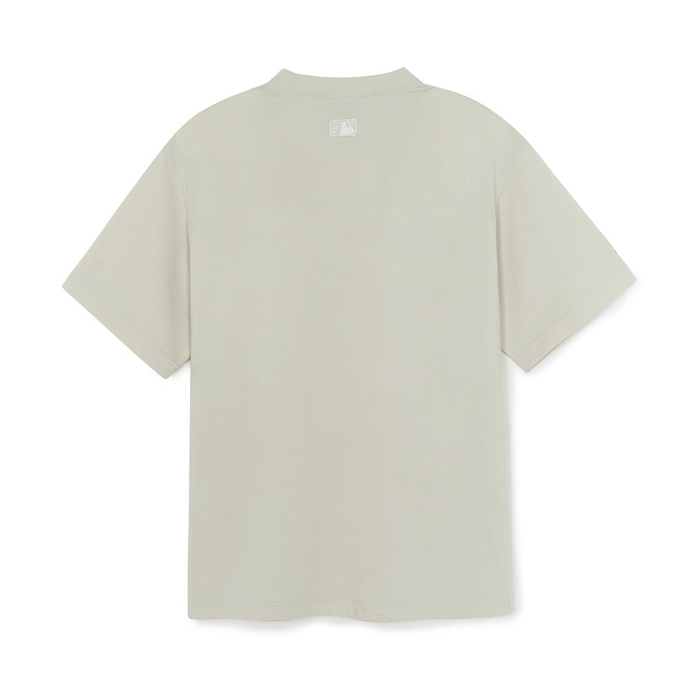 Basic Summer Street Logo Over Fit T-Shirts New York Yankees