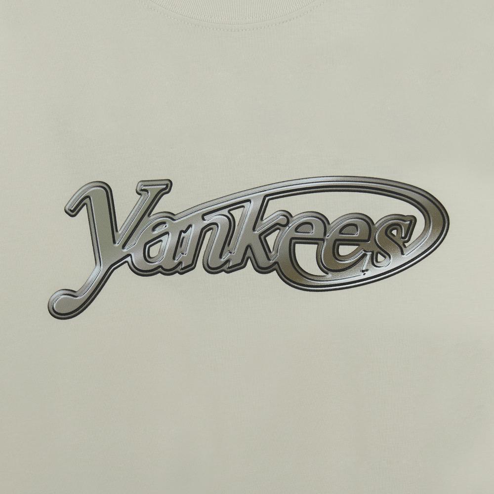 Basic Summer Street Logo Over Fit T-Shirts New York Yankees