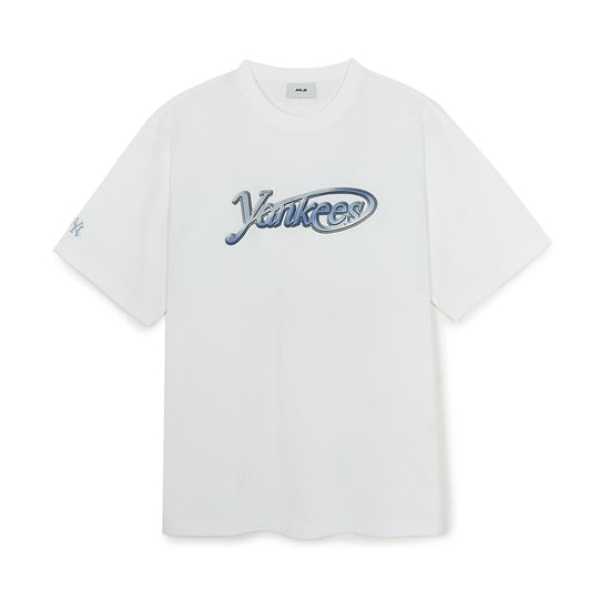 เสื้อยืด Basic Summer Street Logo Over Fit T-Shirts New York Yankees