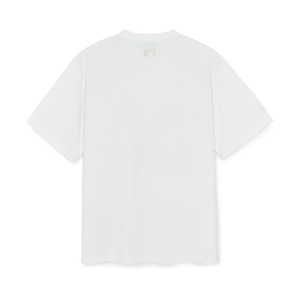 Basic Summer Street Logo Over Fit T-Shirts New York Yankees