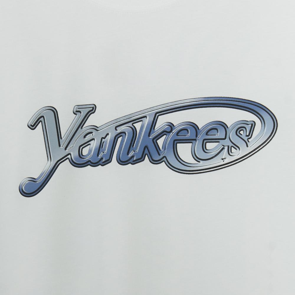 Basic Summer Street Logo Over Fit T-Shirts New York Yankees