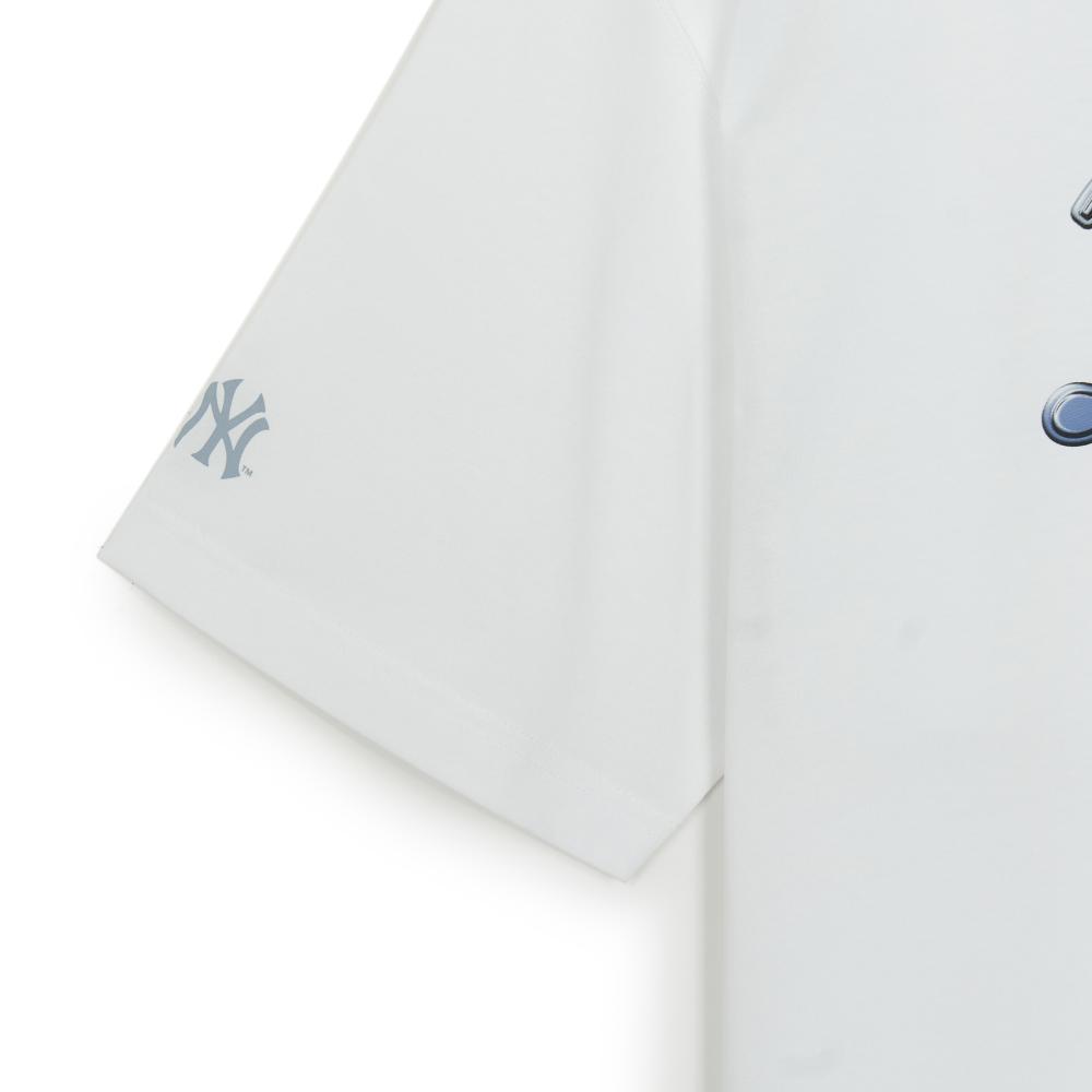 Basic Summer Street Logo Over Fit T-Shirts New York Yankees