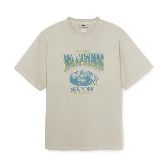 Varsity Washing Vintage Over Fit T-Shirts New York Yankees