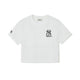 Basic Small Logo New York Yankees Crop T-Shirts