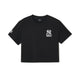 Basic Small Logo New York Yankees Crop T-Shirts