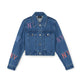 Denim Color Megagram New York Yankees Denim Jacket