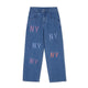 Denim Color Megagram New York Yankees Denim Pants