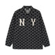 Jacquard Monogram New York Yankees Woven Shirts